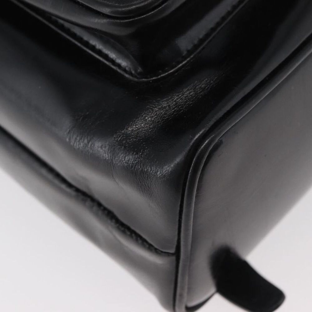 Gucci Vintage Bamboo Backpack Patent Leather Black Patent_Leather Backpack Bag - Picture 9 of 16